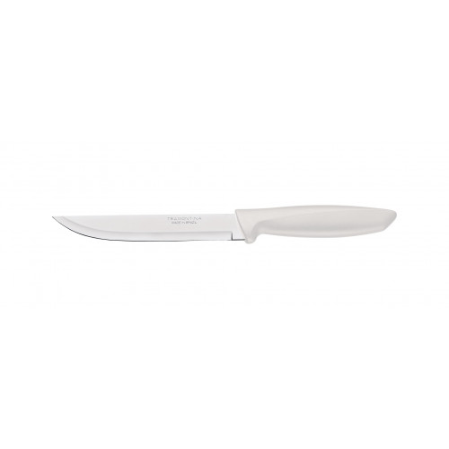 Faca Cozinha Tramontina Plenus Lâmina Aço Inox Cb Branco 6"