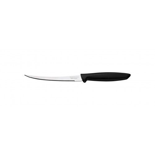 Faca Para Tomate Em Aço Inox Preto Plenus 5" Tramontina