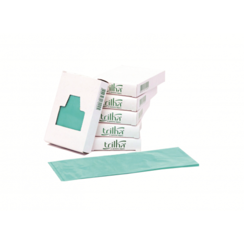 SACO PARA DESCARTE DE ABSORVENTE HIGIÊNICO TRILHA PT C/ 25 UN (T-2807)