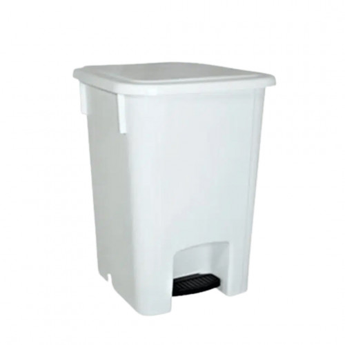 COLETOR E PEDAL 15 LITROS BRANCO BRALIMPIA (CP15BR)