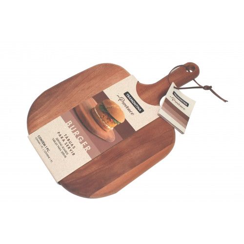 Tábua Hambúrguer Tramontina Provence Mogno Africano 34x23cm