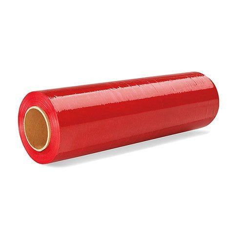 FILME STRECH MANUAL VERMELHO 50CM x 25 MICRAS THR 4 KG CX C/ 4 UN