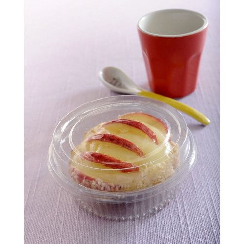 EMBALAGEM PARA DOCE REDONDO 170 ML 10,6x4,6CM CRISTAL GALVANOTEK CX C/ 300 UN (G640)