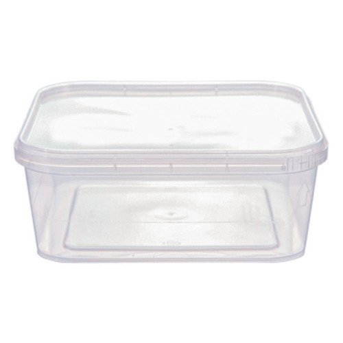 POTE QUADRADO C/ TAMPA E LACRE 400 ML PRAFESTA CX C/ 200 UN (8823)