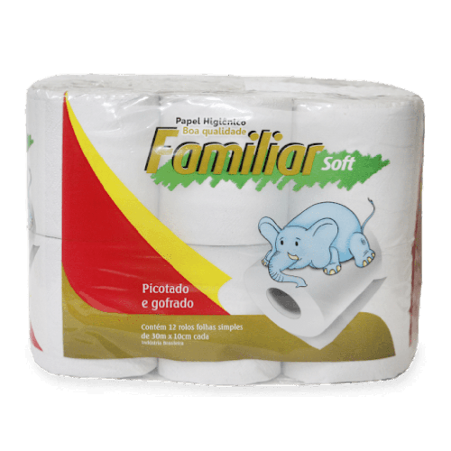 HIGIENICO FS 30 MT FAMILIAR SOFT ABBASPEL - 2112 FD COM 64 UN