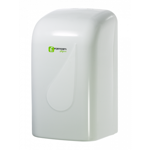 DISPENSER PARA PAPEL HIGIÊNICO INTERFOLHADO BRANCO FORTCOM C/ 1 UN (LDHI500)