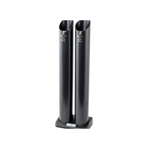LIXEIRA DUPLA ÁGUA/ÁGUA 150/180/200 ML TRILHA PRETA CX C/ 1 UN (T-2501AAP)