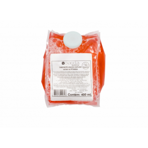 SABONETE LIQ PITANGA C/ ESPUMA P/ DISPENSER ELISA 400 ML TRILHA CX C/ 12 UN (E-400PIEP)