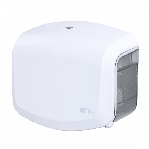 DISPENSER MINI PARA PAPEL TOALHA INTERFOLHADO BRANCO/FUME ELISA C/ 1 UN (EL-INMBF)