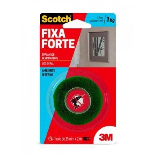FITA DUPLA FACE USO GERAL 24X2 M 3M CX C/ 12 UN