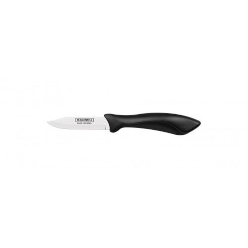 FACA PARA LEGUMES E FRUTAS EM AÇO INOX 3" AFFILATA PRETA TRAMONTINA