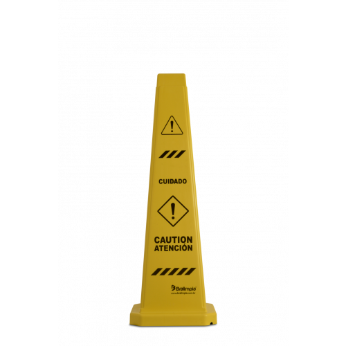 CONE SINALIZADOR CUIDADO BRALIMPIA (CONE0001)