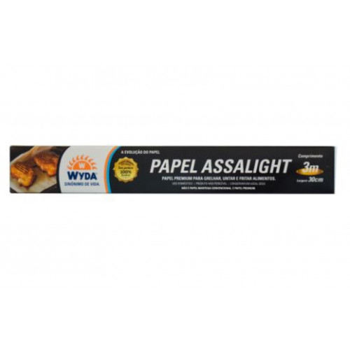 PAPEL ASSALIGHT 30CM x 3M WYDA - 1 UNIDADE