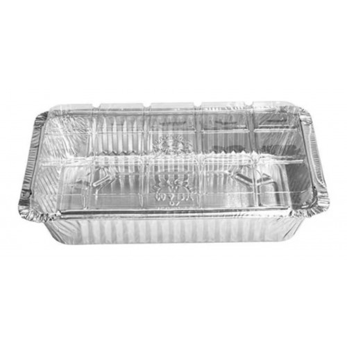 BANDEJA ALUMÍNIO C/ TAMPA PET 750 GR THERMOPRAT - CAIXA C/ 35 PACOTES C/ 10 UNIDADES
