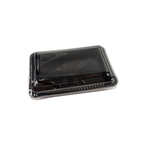 Embalagem Oriental Sushi Retang. Galvanotek C/100 Un (GO908)