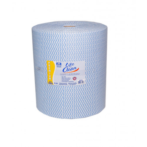 Pano Tnt 28cmx300mx35 Gr Azul Life Clean