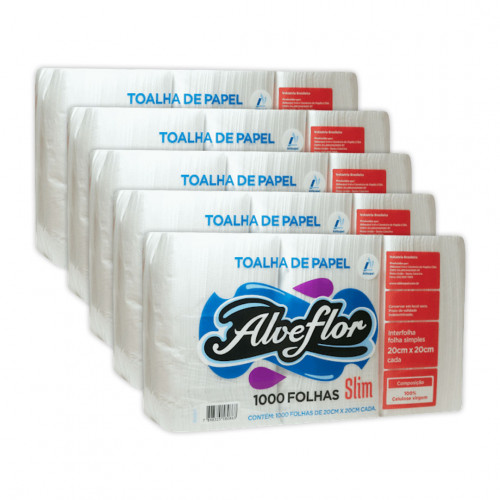 TOALHA PAPEL INTERF 20X20CM ABBASPEL - 2530 FD COM 7000 UN