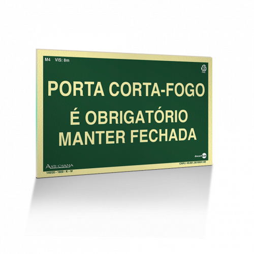 PS 25X15 PORTA CORTA FOGO ENCARTALE - PAF-316 UN COM 1 UN