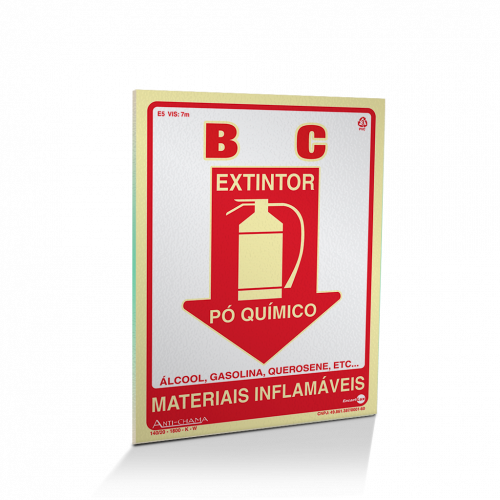 PS 20X30 EXTINTOR PO QUIMICO ENCARTALE - PAF-300 UN COM 1 UN