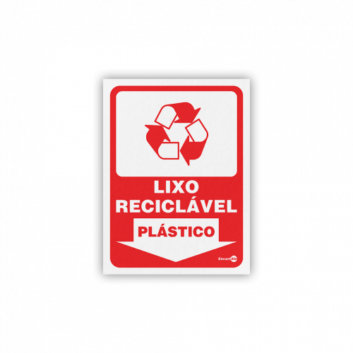 PS 30X13 LIXO RECICLAVEL PLASTICO ENCARTA - PS-195 UN COM 1 UN