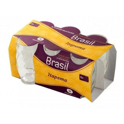 JOGO COPO ITAPEMA 310 ML WHEATON CX C/ 6 UN (10870)