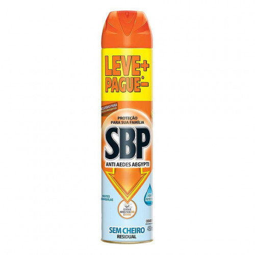 INSETICIDA SBP 450 ML ANTI AEDES AEGYPTI - LEVA + PAGUE - UN COM 1 UN