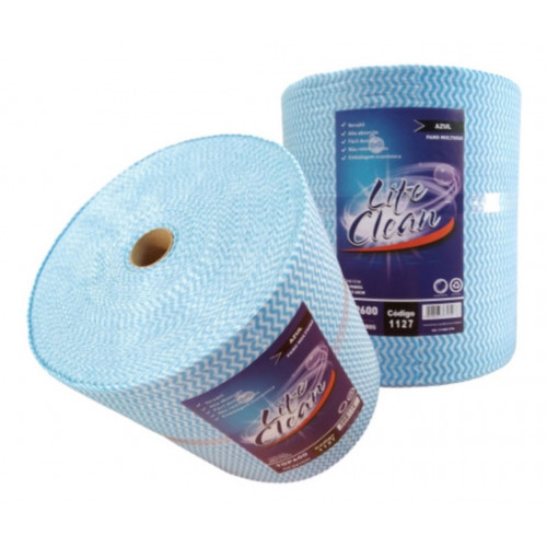 Pano Tnt 28cmx240mx35 Gr Azul Life Clean