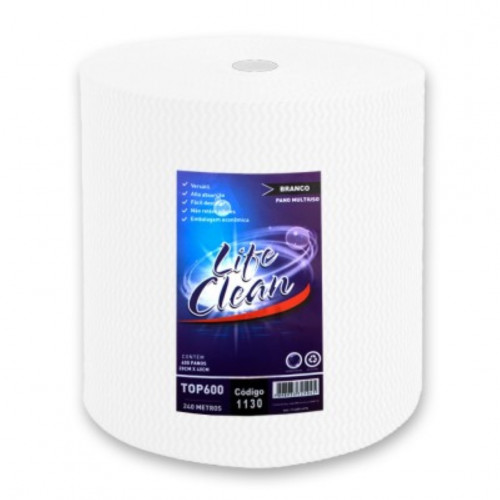 Pano Tnt 28cmx240mx35 Gr Branco Life Clean