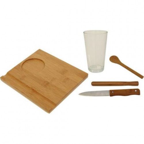CJ CAIPIRINHA 5 PCS BAMBOO MOR - 1 UNIDADE