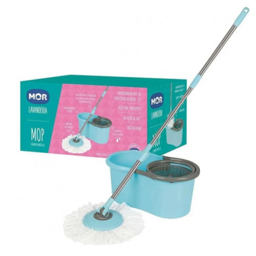 Mop Esfregão Giratório Cabo Telescópico 13 Litros Mor 8298