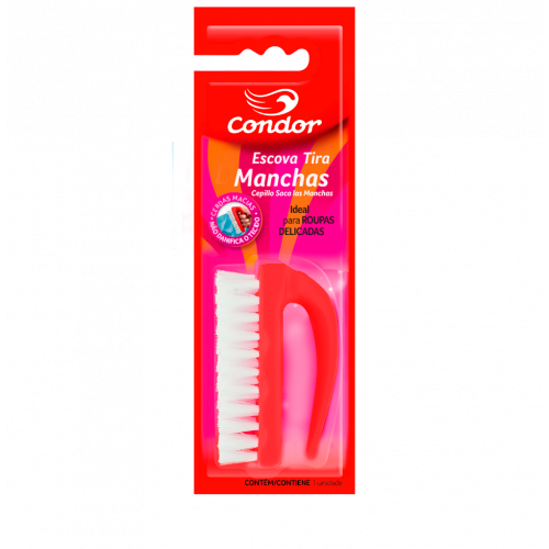 ESCOVA LAVA ROUPA TIRA MANCHA CONDOR - 1760 UN COM 1 UN