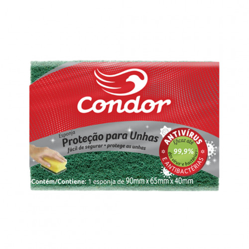 ESPONJA D FACE PROTETORA DE UNHAS CONDOR - 1537 PT COM 1 PT
