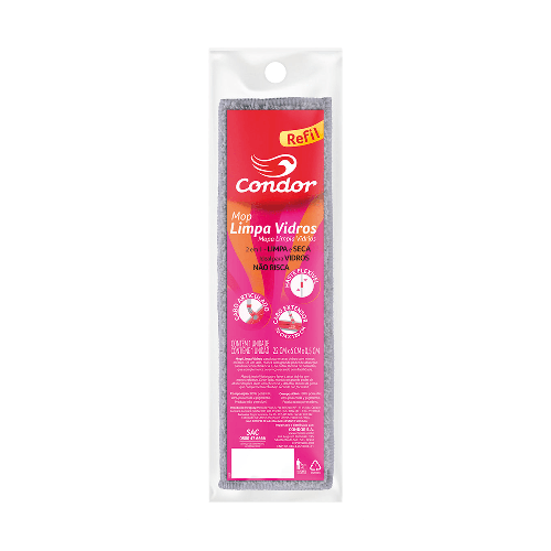 Refil P/ Rodo Mop Limpa Vidros Lava E Seca Condor 1130R