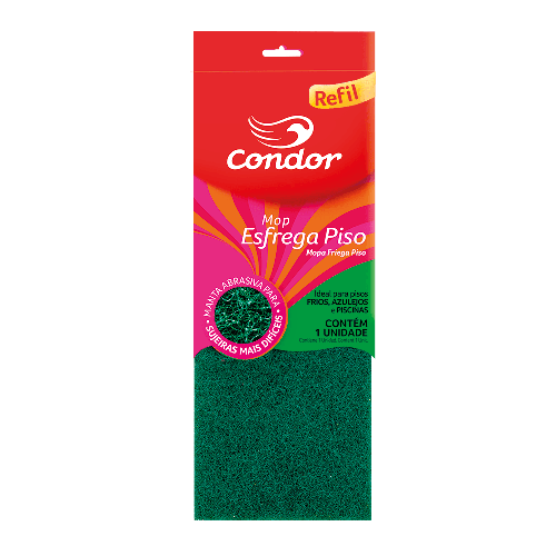 REFIL MOP ESPONJA ESFREGA PISO CONDOR - 1610R UN COM 1 UN