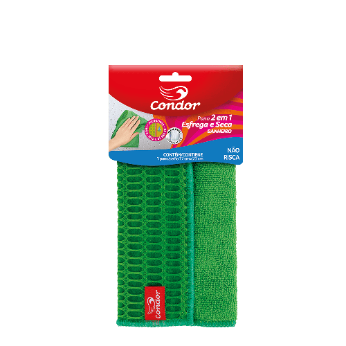 PANO ESFREGA SECA BANHEIRO CONDOR - 1681 UN COM 1 UN