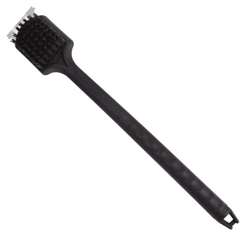 Escova De Nylon Com Cabo Limpa Grelha De Churrasqueira Mor