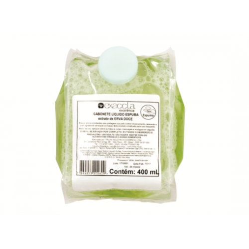 SABONETE LIQ ESPUMA/ELISA 400 ML TRILHA - E-P400EED UN COM 1 UN