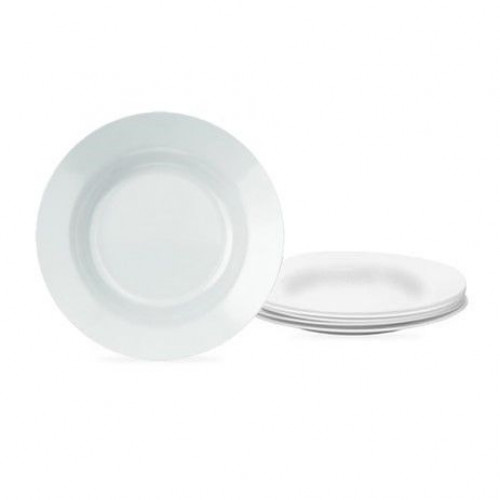 Pratos Fundo Menu Opaline Vidro 23cm - Nadir
