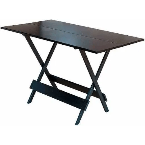 Mesa Madeira Dobrável Bar Restaurante Paris Tabaco 120x70cm