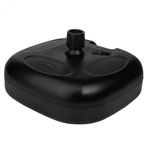 Base Para Guarda Sol E Ombrelone Mor Preta Plástico Com Alça