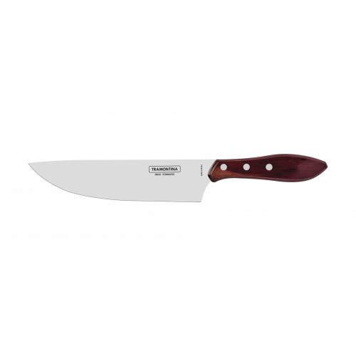 Faca De Carne Para Cozinha Aço Inox 8" Polywood Tramontina
