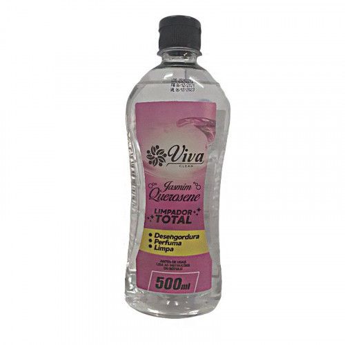 Querosene Perfumado 500 Ml Jasmim Viva - CX Com 12 Unidades