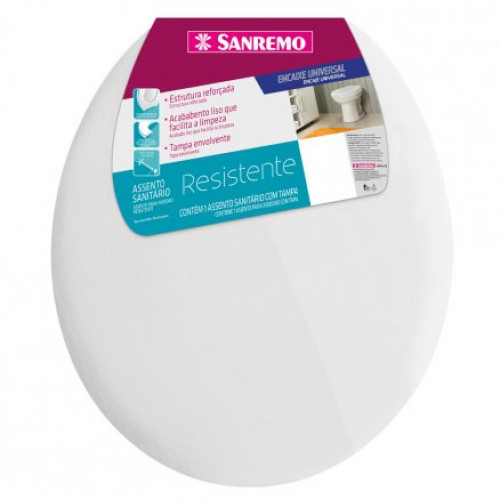 ASSENTO SANITARIO RESISTENTE SANREMO - PR91061-2 UN COM 1 UN