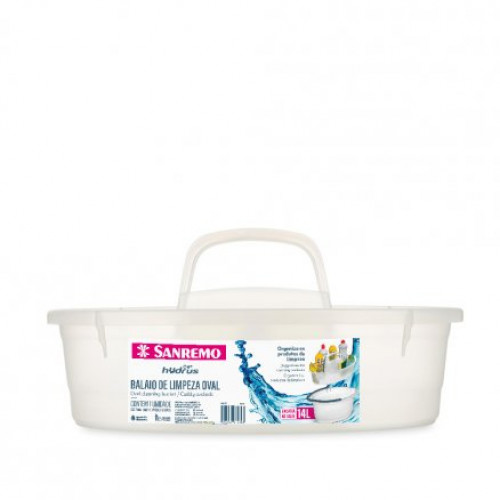 BALAIO LIMPEZA OVAL PL 6,0 LTS SANREMO - 238 UN COM 1 UN