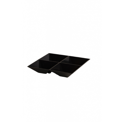 PETISQUEIRA QU C/4 D LE CHEF 21,5x21,5x3, - 1848 PRETA UN COM 1 UN