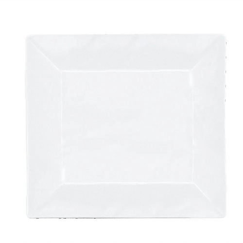 PRATO MELAMINE QUADRADO 25 CM BRANCO YANG - 17744 UN COM 1 UN