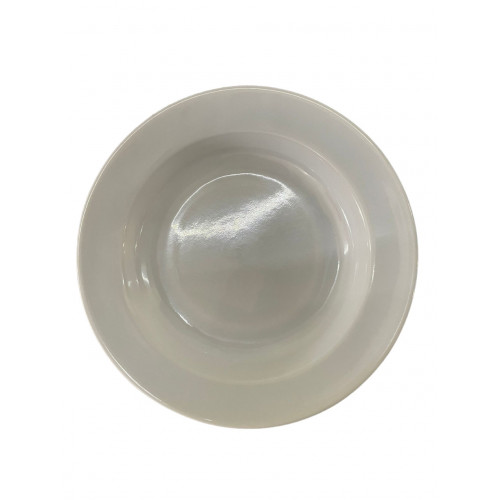 PRATO FUNDO MELAMINE BRANCA 25 CM YANGZI - 2973 UN COM 1 UN