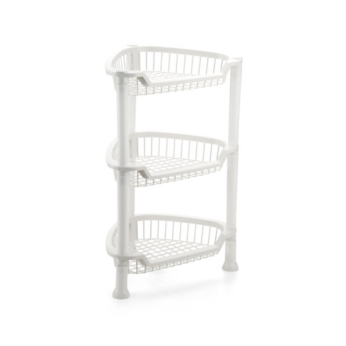 CESTO TRIANGULAR EMPILHAVEL ANDARES BRANC - 354 UN COM 3 UN