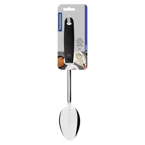 COLHER SERVIR INOX UTILITA PRE TRAMONTINA - 25654/100 UN COM 1 UN