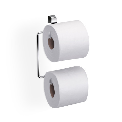 Porta Papel Higiênico Duplo Inox Para Caixa Acoplada Privada